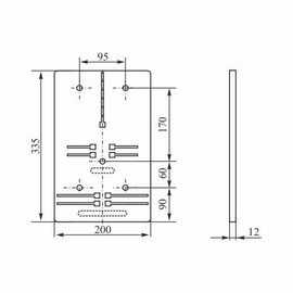 Electric Meter schalttafeln Tu 1F/3f-b/Z-12 zaehlertafel Board 10.12 6502