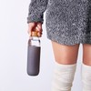 Soma 17 oz. BPA-free Wide Mouth Glass Water Bottle with