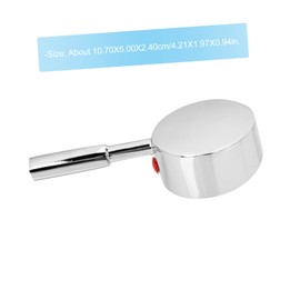 Operitacx 2 Sätze Wasserhahn Duscharmatur Griff Duschventil Duschknopf Duschgriff Duscharmaturen Austausch Der Dusche Ersatz Küchenarmatur Küchengriffe Handhaben Silver Legierung