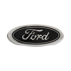 Dennis Carpenter Ind Grille Emblem Black Ford Oval 1987-91 Ford Truck, 1987-91 Ford Bronco