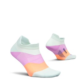 Feetures Elite Ultra Light Cushion Ankle Socks - Sport Sock with Targeted Compression - Crisp Mint, Small (1 Pack)