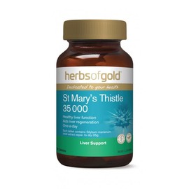Herbs of Gold Buy Herbs of Gold St Marys Thistle 35000 60 Tablets Online | Chempro Chemists