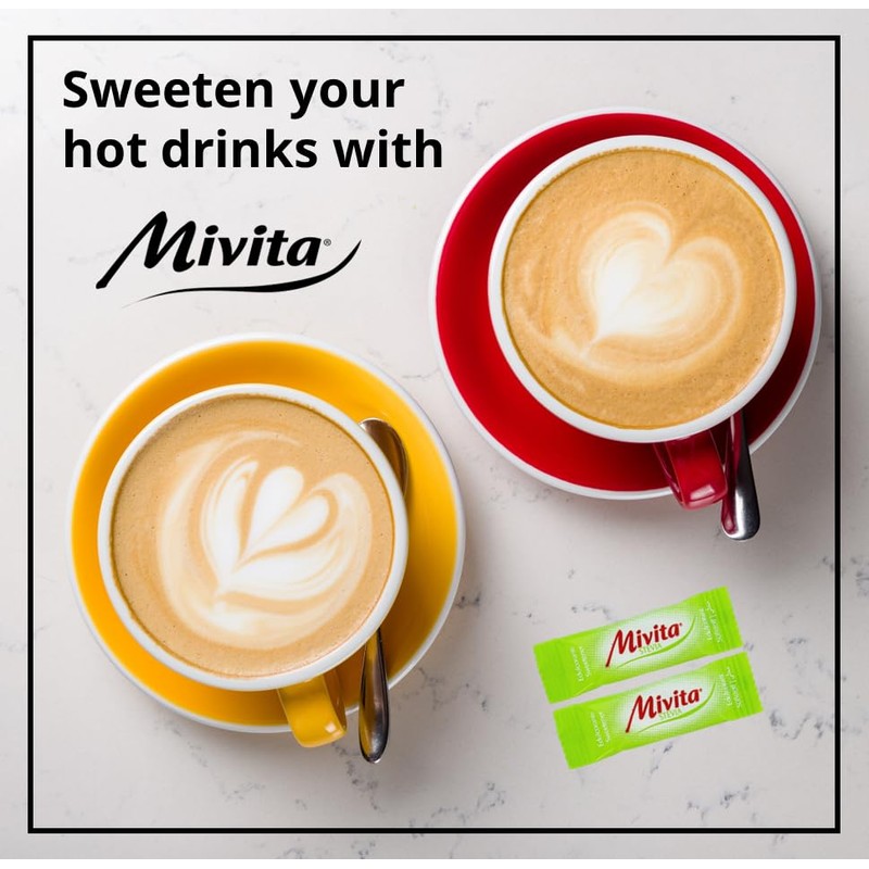 Mivita Stevia Sweetener 250 sticks (powder), zero calories (sugar free)