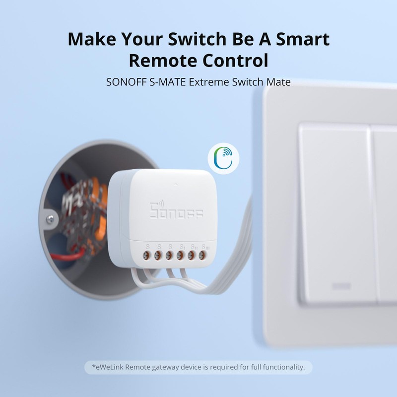 SONOFF S-Mate 2 Smart WiFi Switch Mate, Smart WiFi Switch