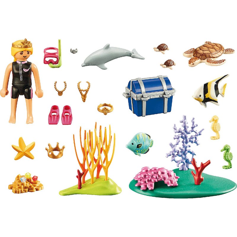 PLAYMOBIL Treasure Diver Gift Set