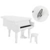 Wood Piano Model Music Box Jewelry Storage Musical Boxes with