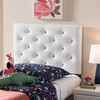 Baxton Studio Yvette Modern and Contemporary White Faux Leather Upholstered