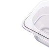 Vogue 13173 1/9 Gastronorm Container Clear Catering Food Storage Pan,