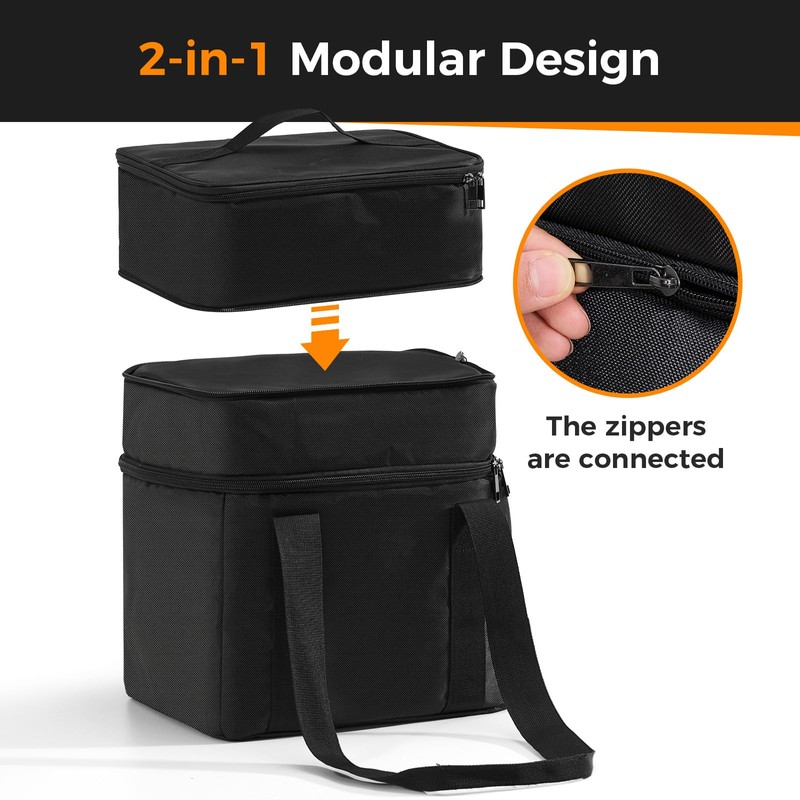Sicheer Carrying Bag for Ninja Crispi Air Fryer FN101, 2-Layer