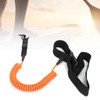 Surfboard Leash TPU Heliciform Comfortable HighElastic Surfing Safety Traction Rope(Orange