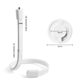 COZERI TP-Link Tapo C200/C210/C220 Baby Monitor Holder Bed, Flexible Stand for Baby Monitor, Arenti Camera, Indoor Surveillance, Baby Camera Accessories, Set of 2