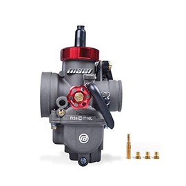 NIBBI Motorcycle Carburetor 100CC~250CC Carburetor 24mm 26mm 28mm With Carburetor Jets Fit YAMAHA KAWASAKI SUZUKI Apollo Dirt Bike Mini Bike SSR TTR KYMCO SYM TAOTAO GY6 Scooter Moped (28mm)
