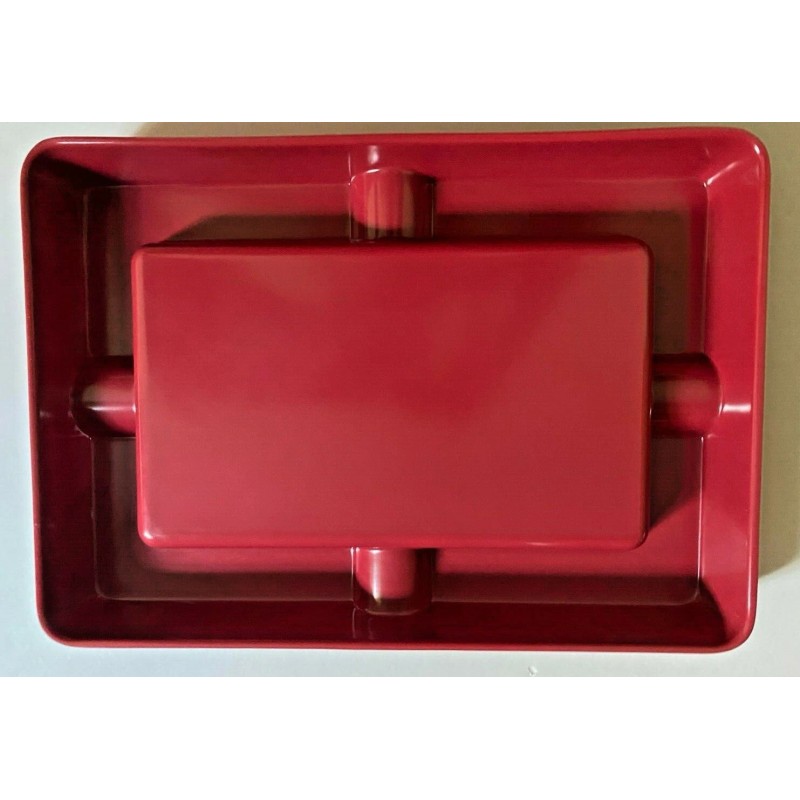 Herrera Esteli Drew Estate Melamine 4 Cigar Red Ashtray