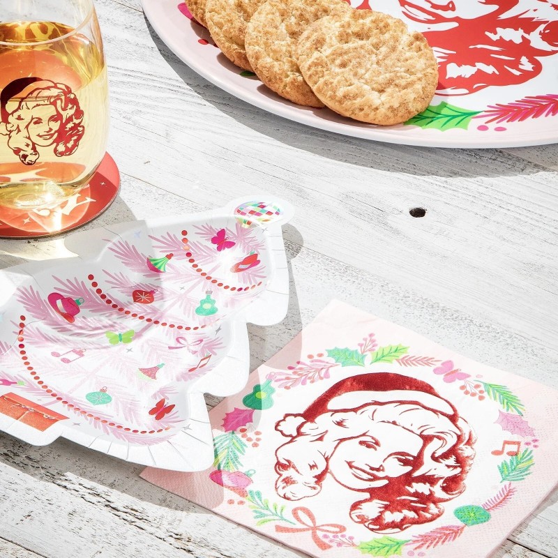Dolly Parton Holly Dolly Christmas 2 Ply Paper Lunch Napkins