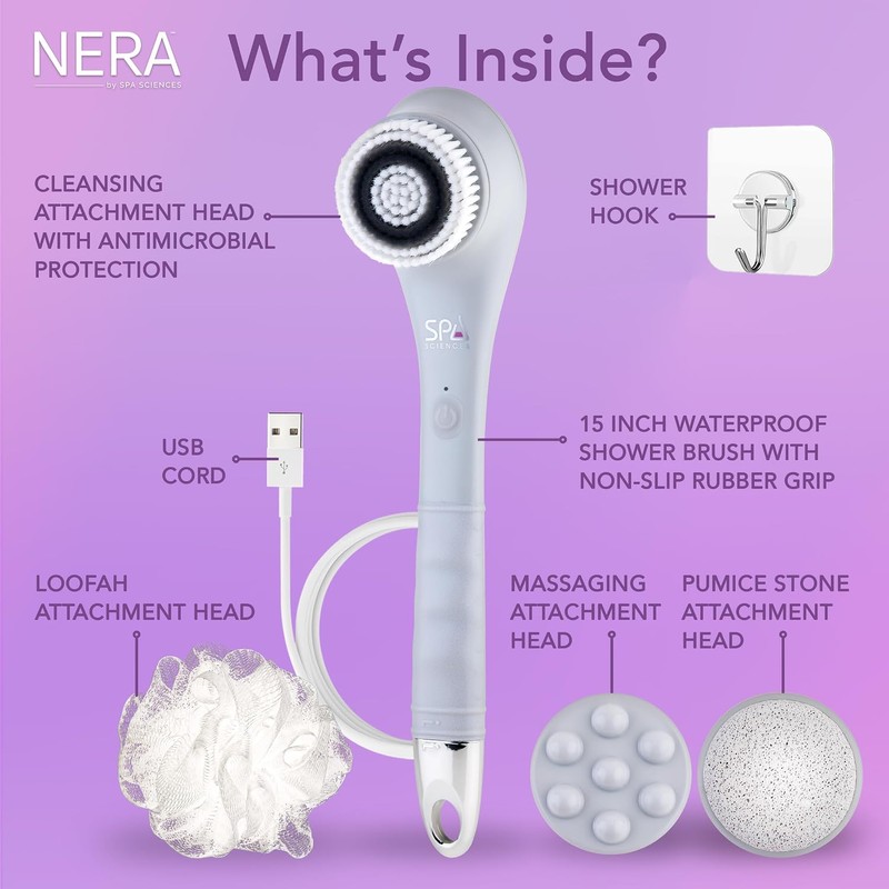 Spa Sciences NERA - Cepillo de ducha corporal 4 en