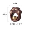 Maneki Neko Copper Bell, Entrance Wind Chime, Strap, Cat Claw