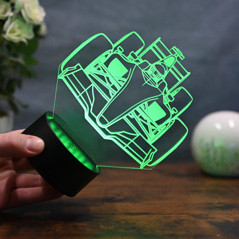 Optechvisual Formula 1 Night Light Lamp, Gift for Formal One
