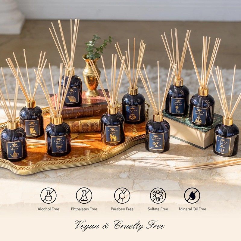 TOCCA Saint Tropez Reed Diffuser, 6oz - Provence Rose &