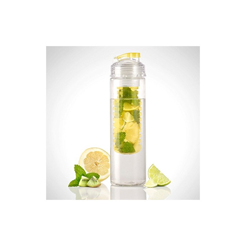 Rosenstein & Söhne Drinking Bottle with Insert: Drinking Bottle, Water
