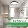 6PK 12 Inch Dimmable LED Flush Mount Ceiling Light,24W, 2520LM,