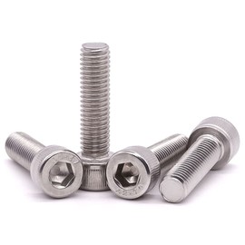 6-32 x 3/8" Socket Head Cap Screws, 304 Stainless Steel 18-8, Allen Hex Drive, Coarse Thread UNC 100 PCS