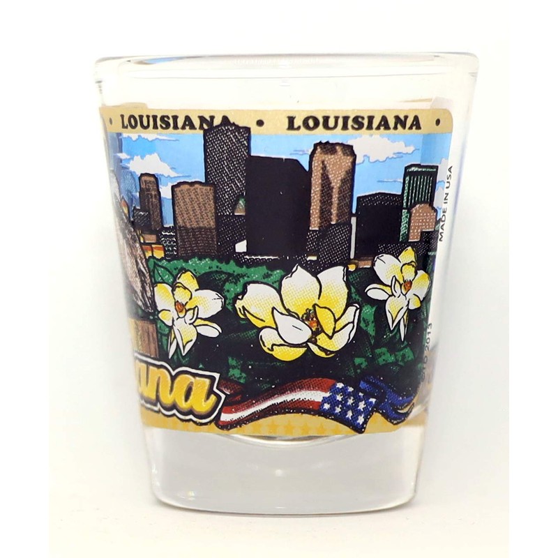 Louisiana State Wraparound Shot Glass