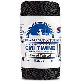 Catahoula Tarred, Twisted, Nylon Twine, 06 (1/2 lb)