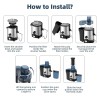 800W Electric Juicer Fruit Vegetable Blender Juice Extractor Citrus Machine