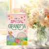 D24TIME Mothers Day Card for Grandma - Vibrant Flower Happy
