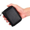 2 Cartera Tarjetero Hombre con Bloqueo RFID, Porta Tarjetas de