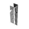 John Sterling HEAVYWEIGHT Diamond Plate Shelf Support System Adjustable Wall Standard, 45-inch, Platinum, 0201-45PM
