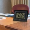 La Crosse Technology WT-8002U-B-INT Digital Black Clock with Indoor Temperature