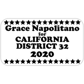 Grace Napolitano California District 32-25 Stickers Pack 2.25 x 1.25 inches