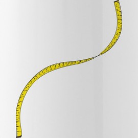 CafePress Measuring Tape Water Bottle 1.0L (34 oz) Stainless Steel Water Bottle