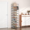 LANTEFUL 10 Tiers Tall Shoe Rack 20-25 Pairs Boots Organizer