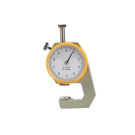 WUTA Leather Thickness Gauge 0-10 mm Range Portable Thickness Gauge for Leather Paper Sheet Thickness Measuring Tool