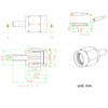 Eightwood 10pcs SMA Male Crimp RF Connector Gold-Plating for RG316