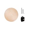 Rayher Craft Kit Wall Clock, Round, 25 cm Diameter, Birch