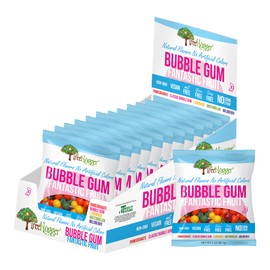 Tree Hugger Tree Hugger Fantastic Fruit Bubble Gum, Natural Flavors, No Artificial Colors, 2 Ounce (Pack of 12)