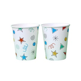 Pooka Superhero Birthday Party Cups for Boys (Set of 8, 9oz) – Happy Birthday Disposable Paper Cups – Video Game Themed Party Supplies – LEGO Inspired, Among Us Inspired, Minecraft Inspired