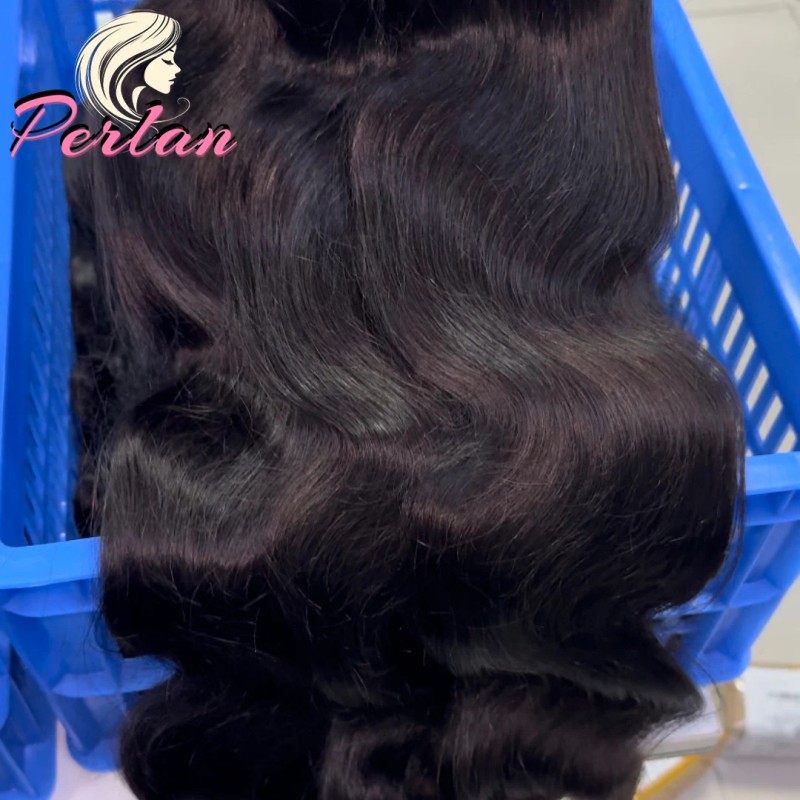 Natual RAW INDIAN HUMAN HAIR TEMPLE EXTENSIONSstyle: Body Wave, color: