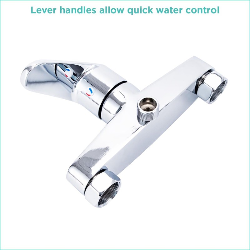 GROOMER ESSENTIALS Lever Faucet for Grooming Tubs with 6" Center