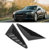 Vehicle Modification Window Louver Bright Black Side Window Scoop Cover
