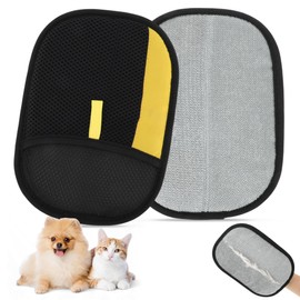 GLIDESMOOTH Pet Hair Remover Gloves, Advanced Static-Adhesive Pet Hair Removal Gloves, Reusable Cat Dog Hair Remover Mitt, Pet Grooming Glove for Shedding, 1PCS