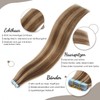 Jerriess Tape-In Real Hair Extensions, Salon Quality Tape-In Extensions, Real