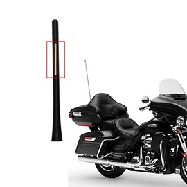 ZHPTAM 7 inches Custom Flexible Rubber Radio Antenna Mast Compatible with Harley Davidson 1989-2023, Mazda MX-5 Miata 2005-2023, Ford Mustang 1979-2021