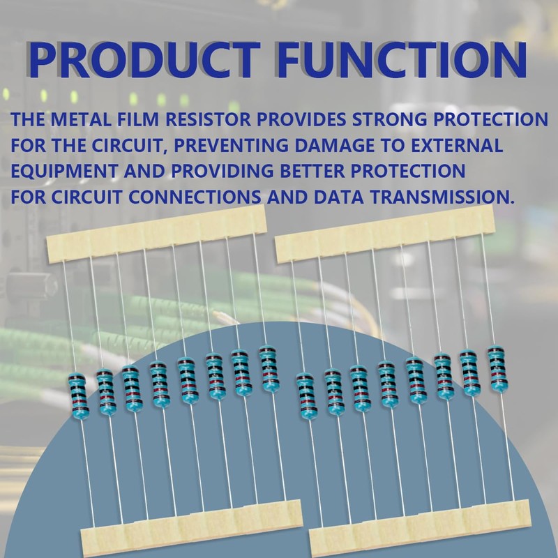 Innfeeltech 100 Pcs 1/2W 1% Tolerance 120 Ohm Metal Film