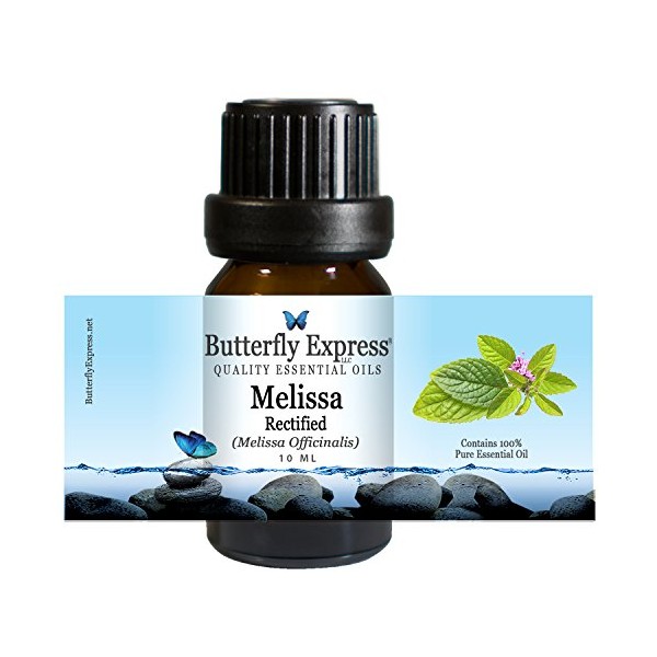 Melissa Rectified Essential Oil 10ml - 100% Pure - by Butterfly Express
