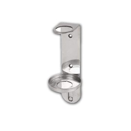 Wall Mount 300ml Single Dispenser Chrome Holder Ideal for Sea Kelp Bottles