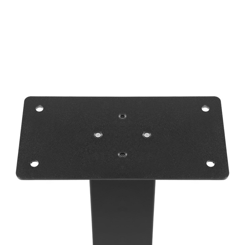 27“ Mailbox Post Black Carbon Steel Mailbox Posts for Outside,Heavy
